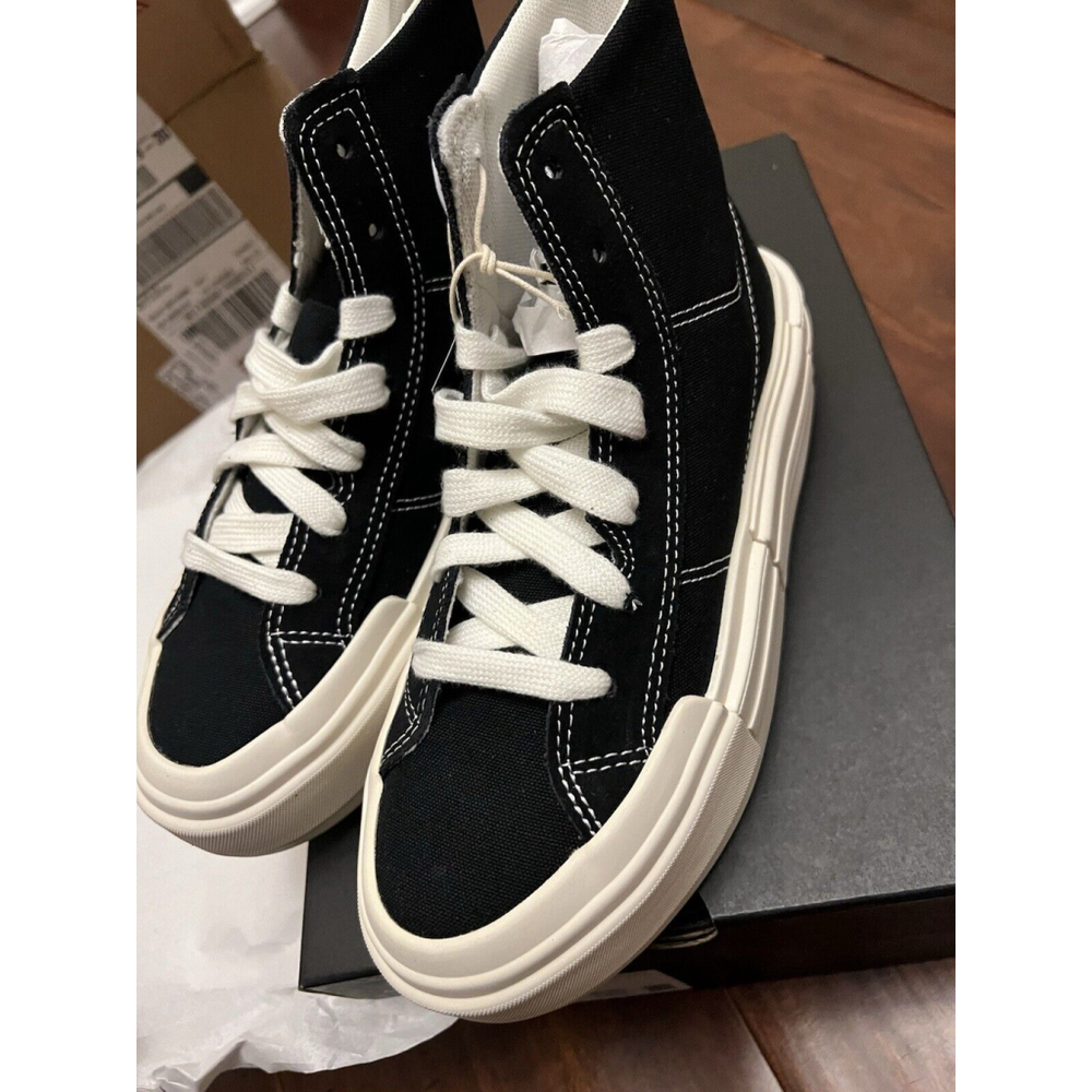 Converse Chuck Taylor Cruise Women's 6.5 Black White Platform Shoes - Picture 3 of 8